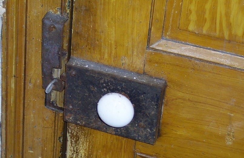 Door latch, Korns farmhouse, Southampton Township, Somerset County.