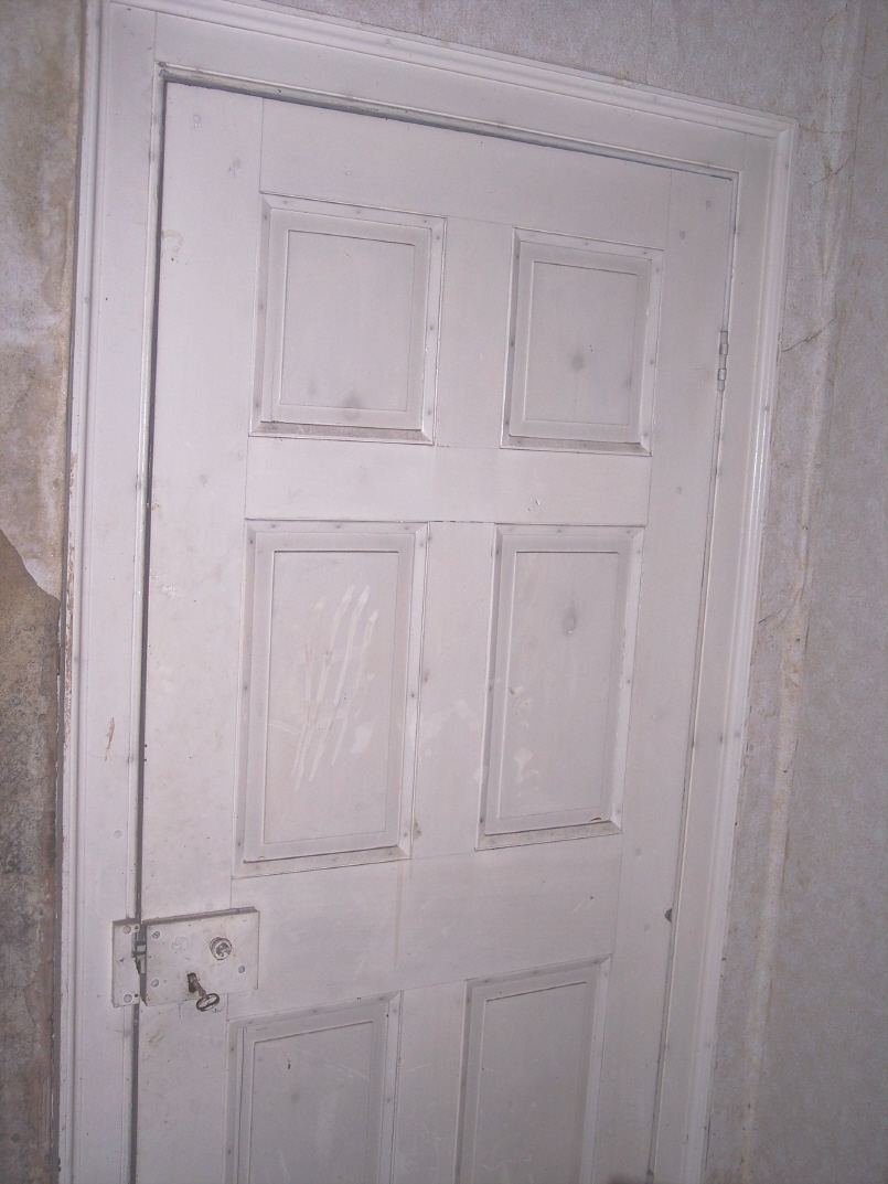 Post-1830 door in the Korns farmhouse, Southampton Township, Somerset County.