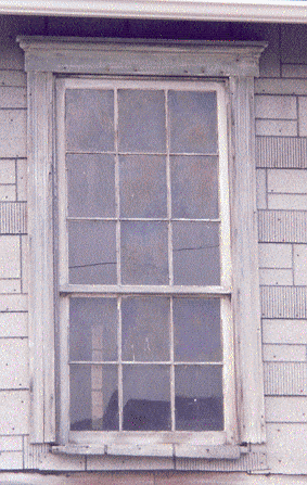 Window on the Korns Somerset County farmhouse.