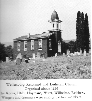 Wellersburg Reformed and Lutheran Church, Somerset County PA