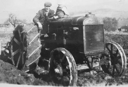 Allen Korns on Fordson Tractor, Somerset County PA.