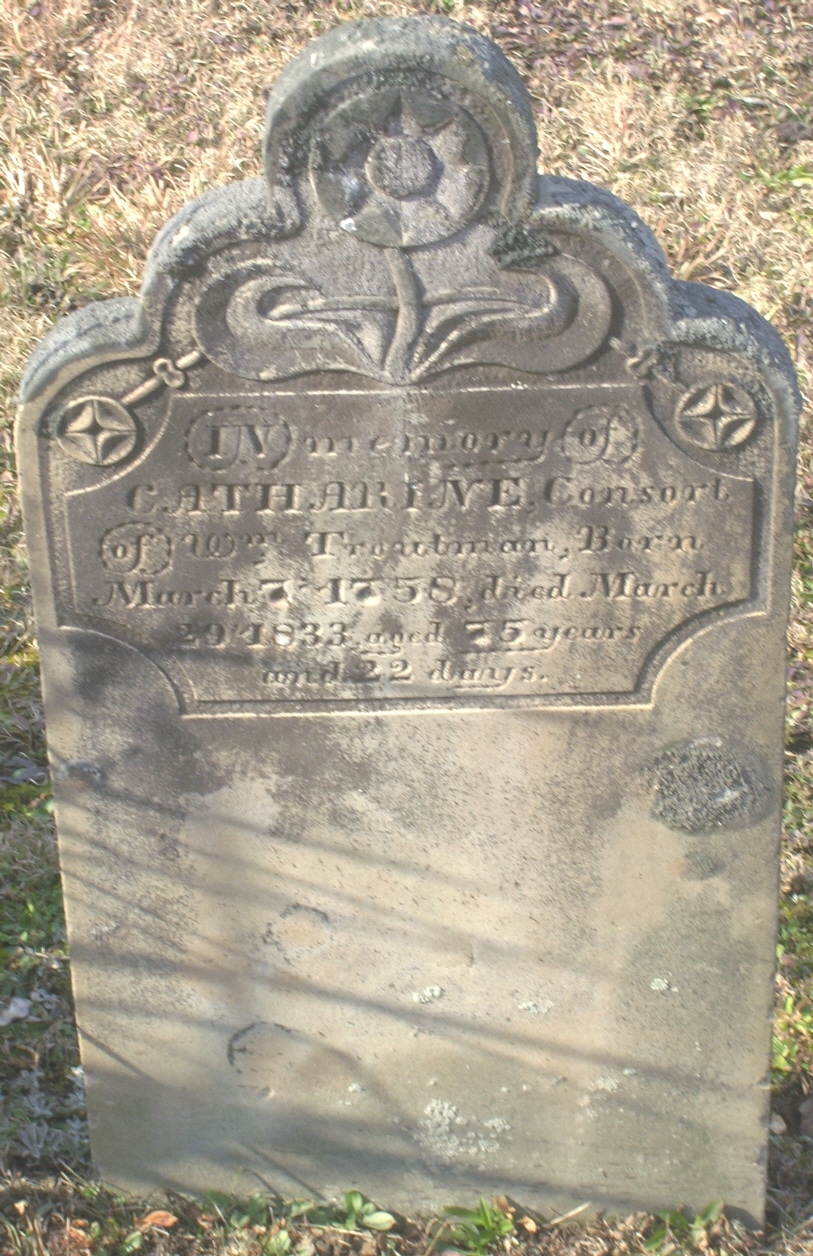 Catherine Troutman tombstone, Southampton Township, Somerset County, PA