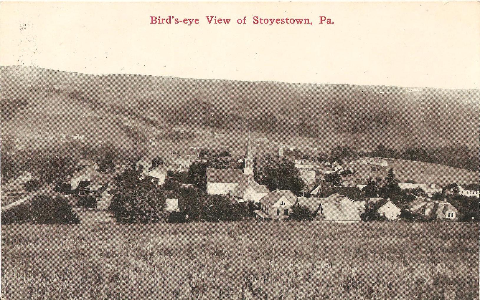 Early 1900s Kantner and Stoystown postcards