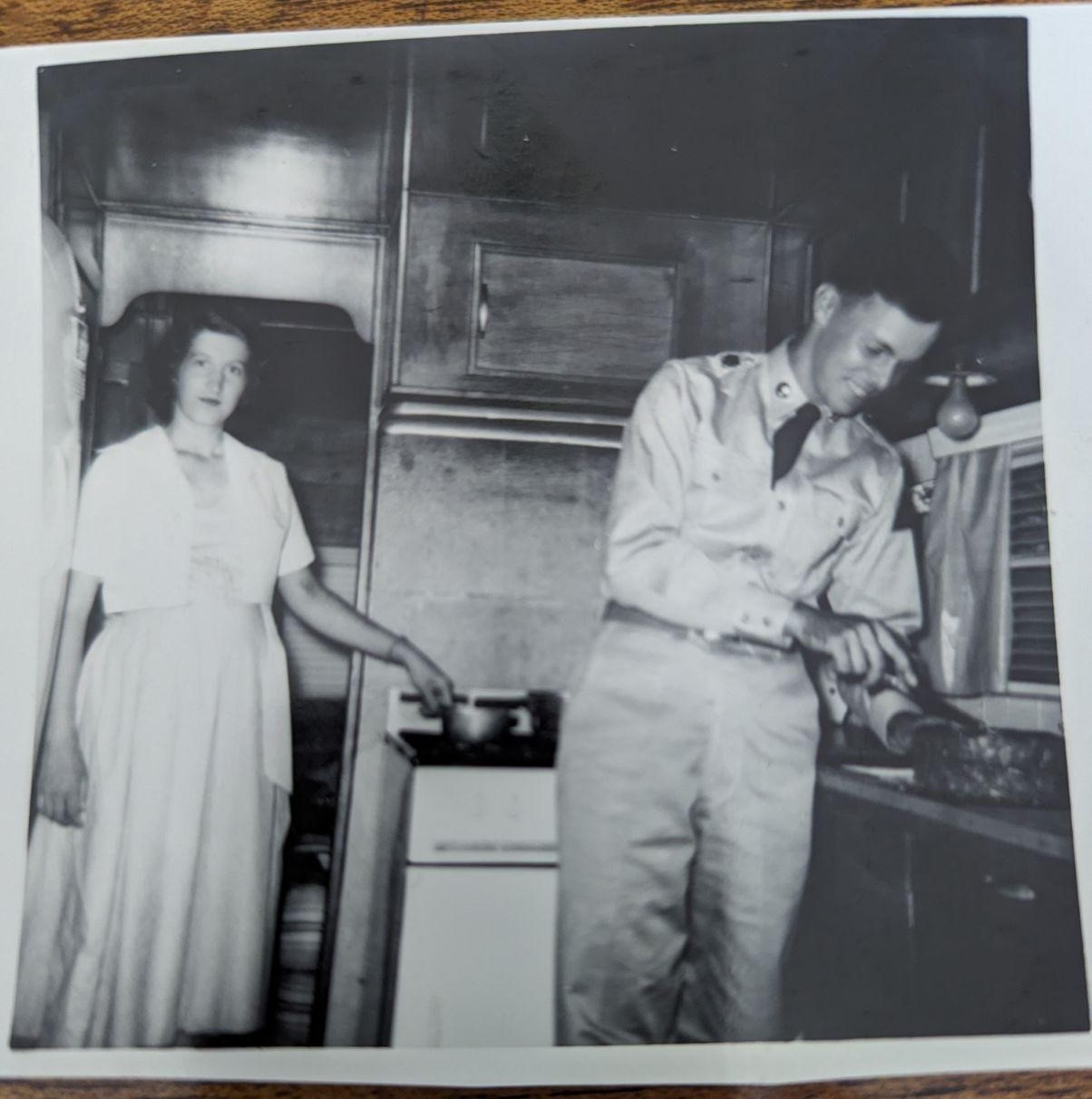 Photo of Roy and Estalene (Korns) Dietle as a young married couple.