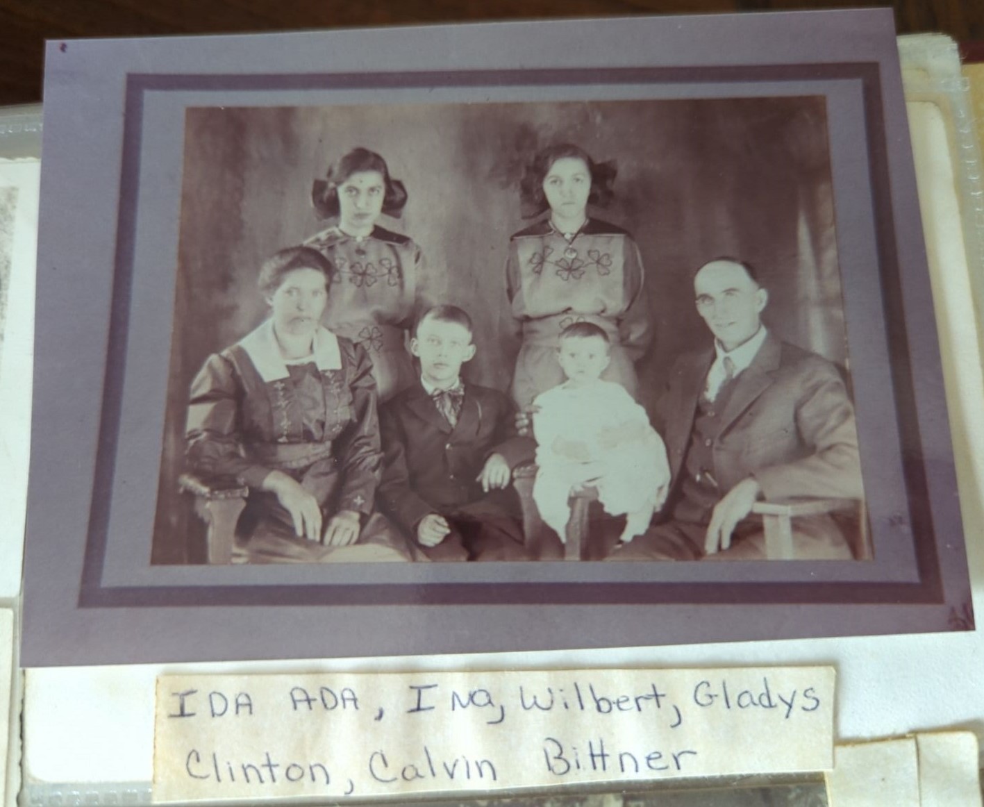 Calvin Bittner family picture