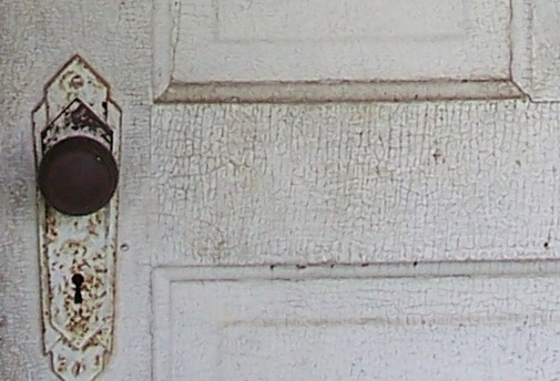 Pre-1830 style door in the Korns farmhouse, Southampton Township, Somerset County.