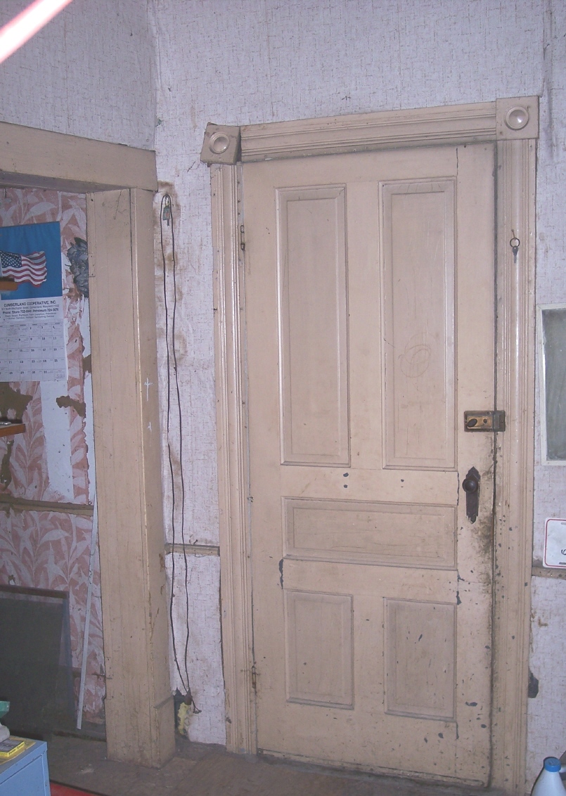 Pre-1830 style door in the Korns farmhouse, Southampton Township, Somerset County.