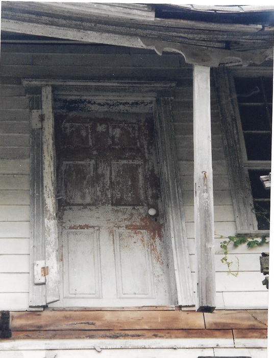 Porch door on the Korns farmhouse, Southampton Township, Somerset County, PA.