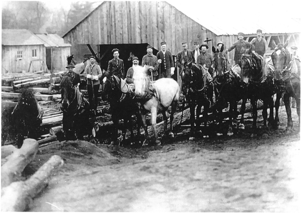 front of sawmill picture