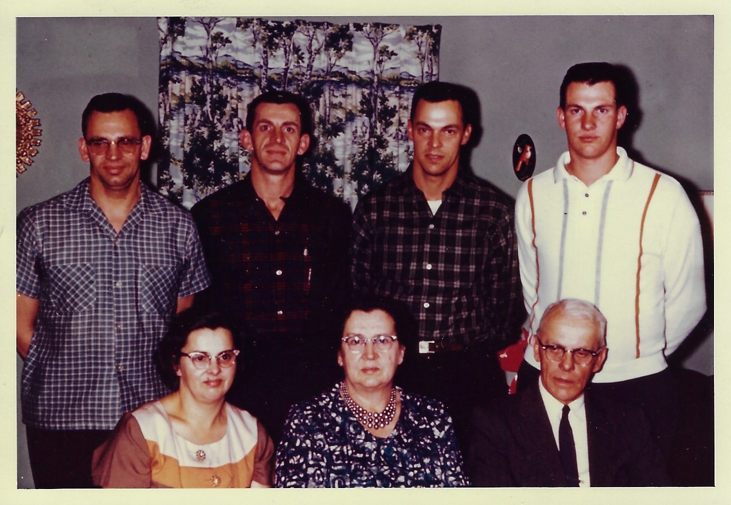 1964 color photo of Irvin H. Dietle family.