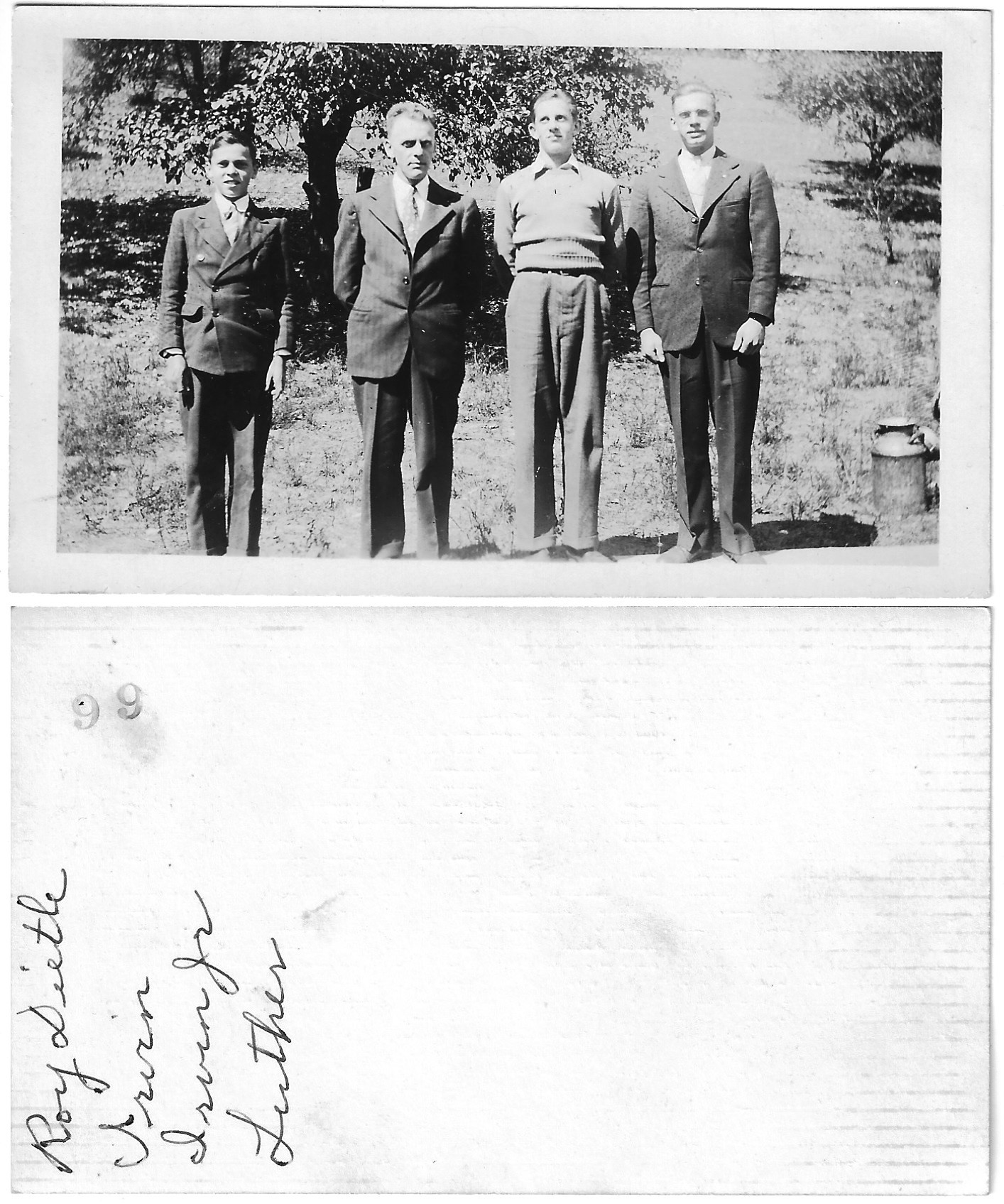 Irvin H. Dietle with older sons.