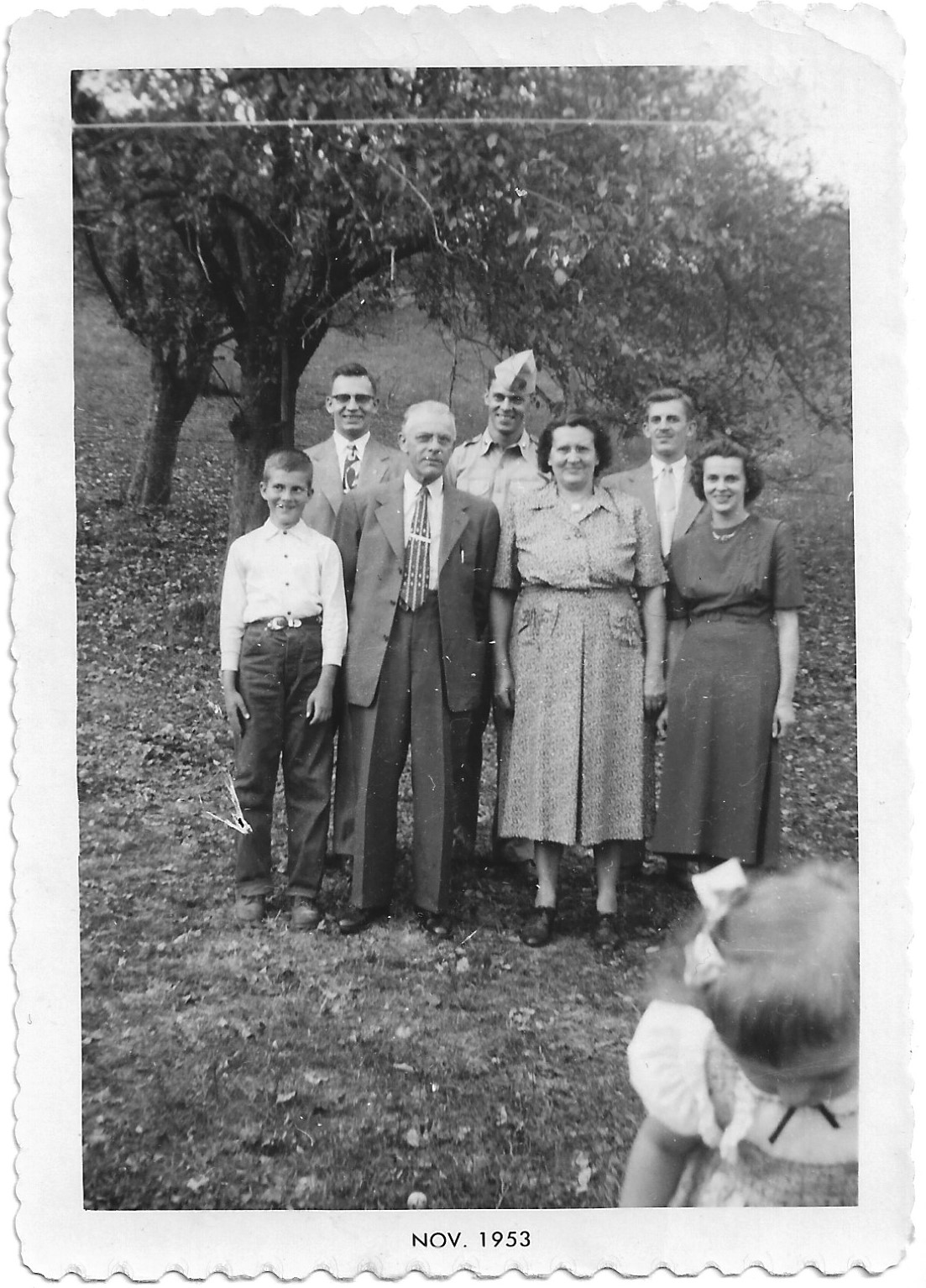 Irvin H. Dietle family, 1953.