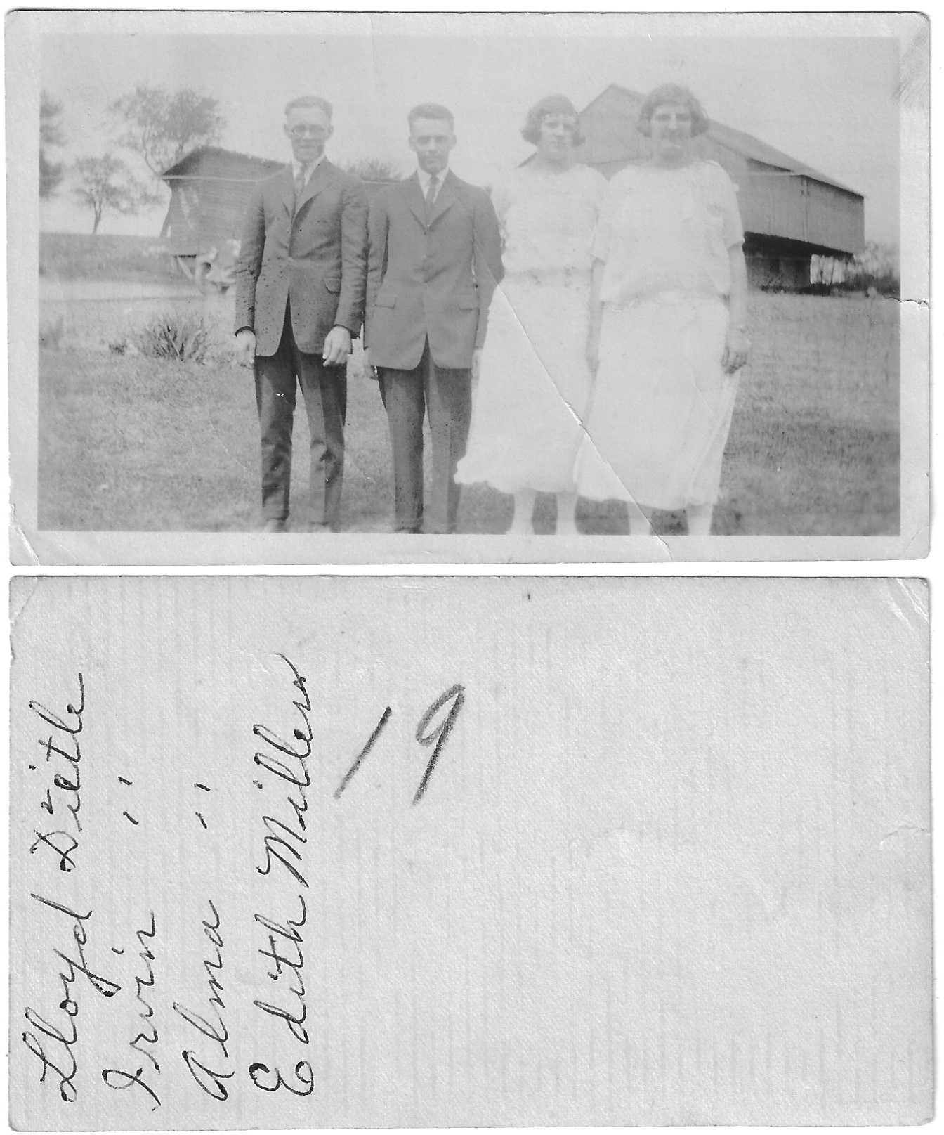 Dietle boys with Miller girls.