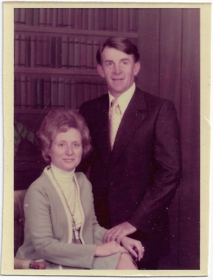 Portrait of Pat and June.