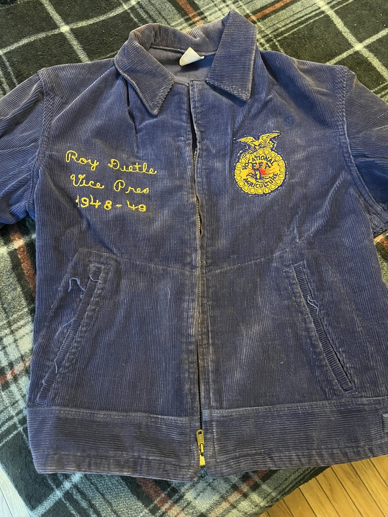 Front of FFA jacket.