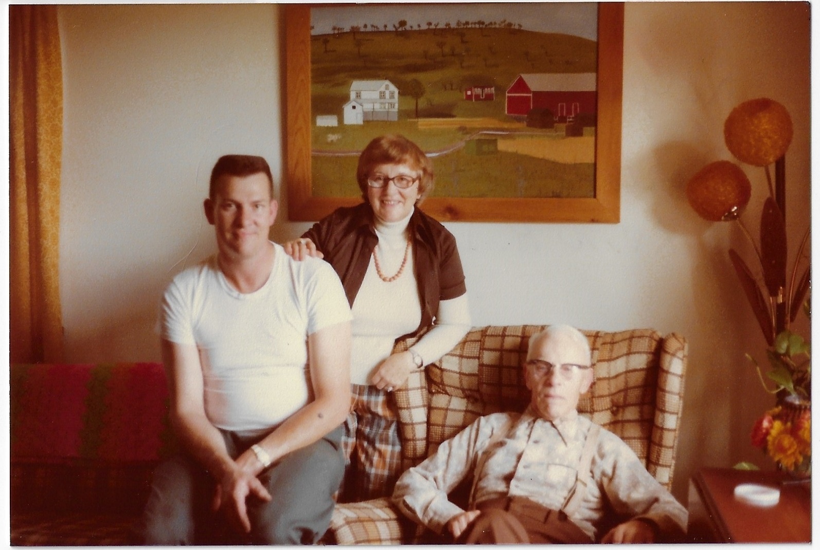 Ralph, Dorthy, and Ralph's father Irvin.