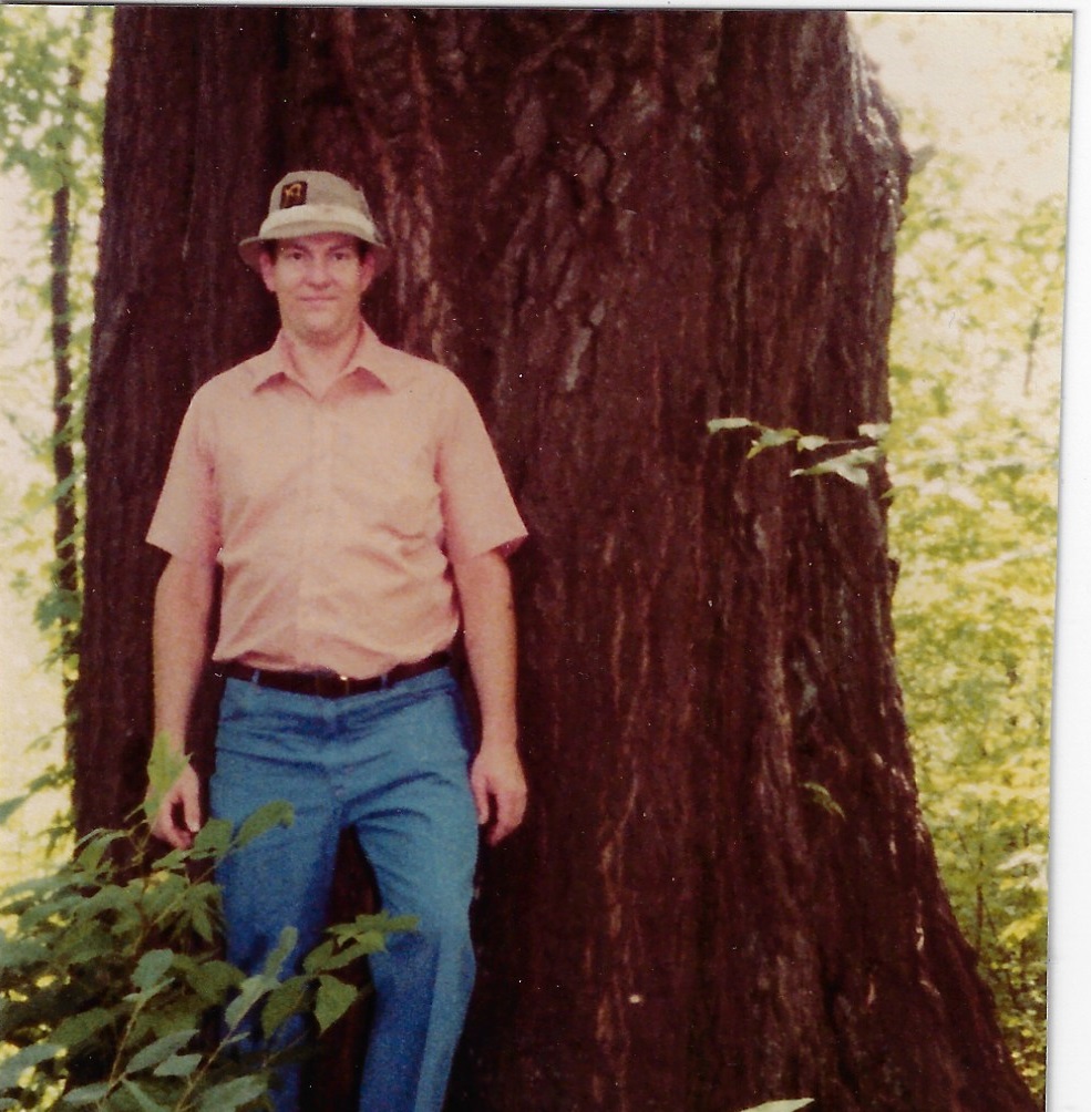 Ralph with big tree.