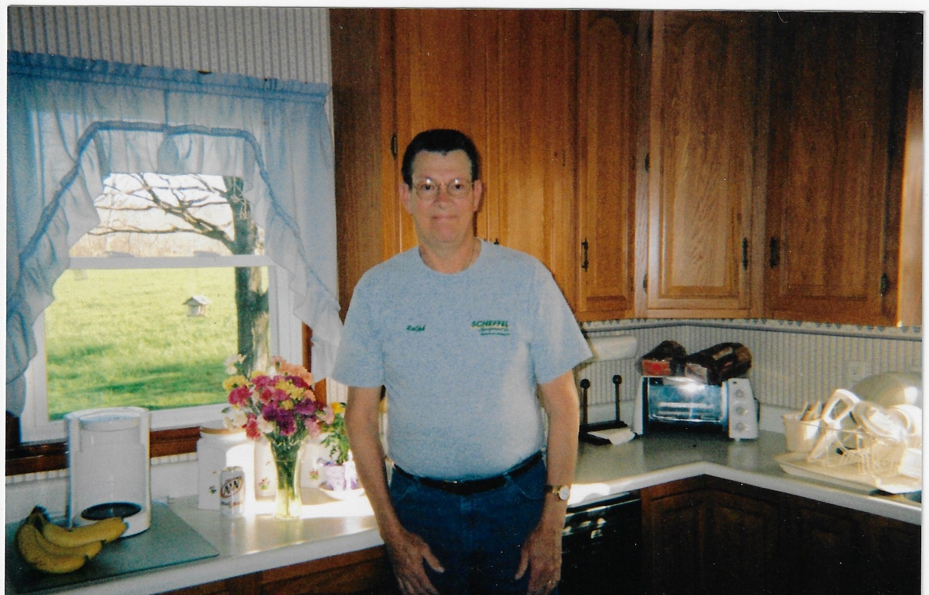 Ralph in kitchen.