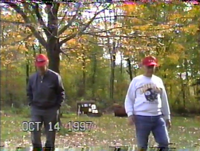 back yard shooting range.