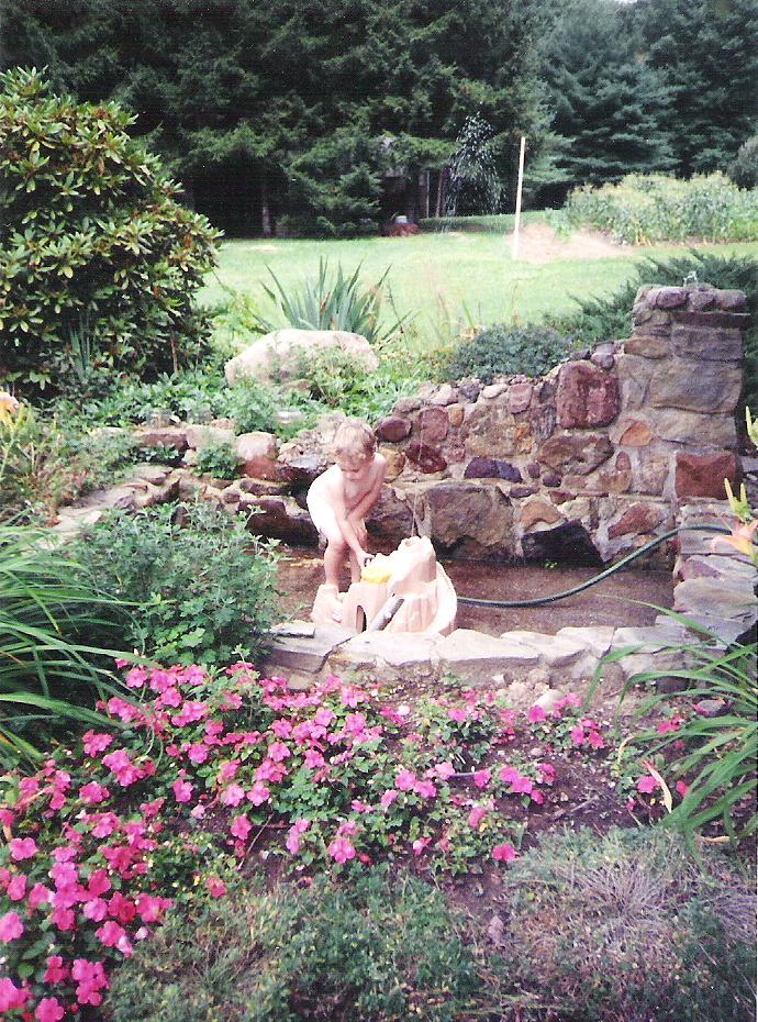 spring-fed fountain