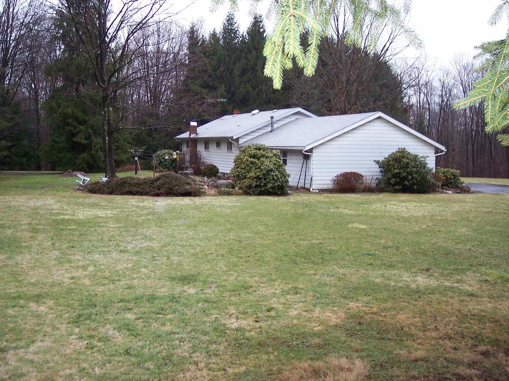 looking toward the back of the house