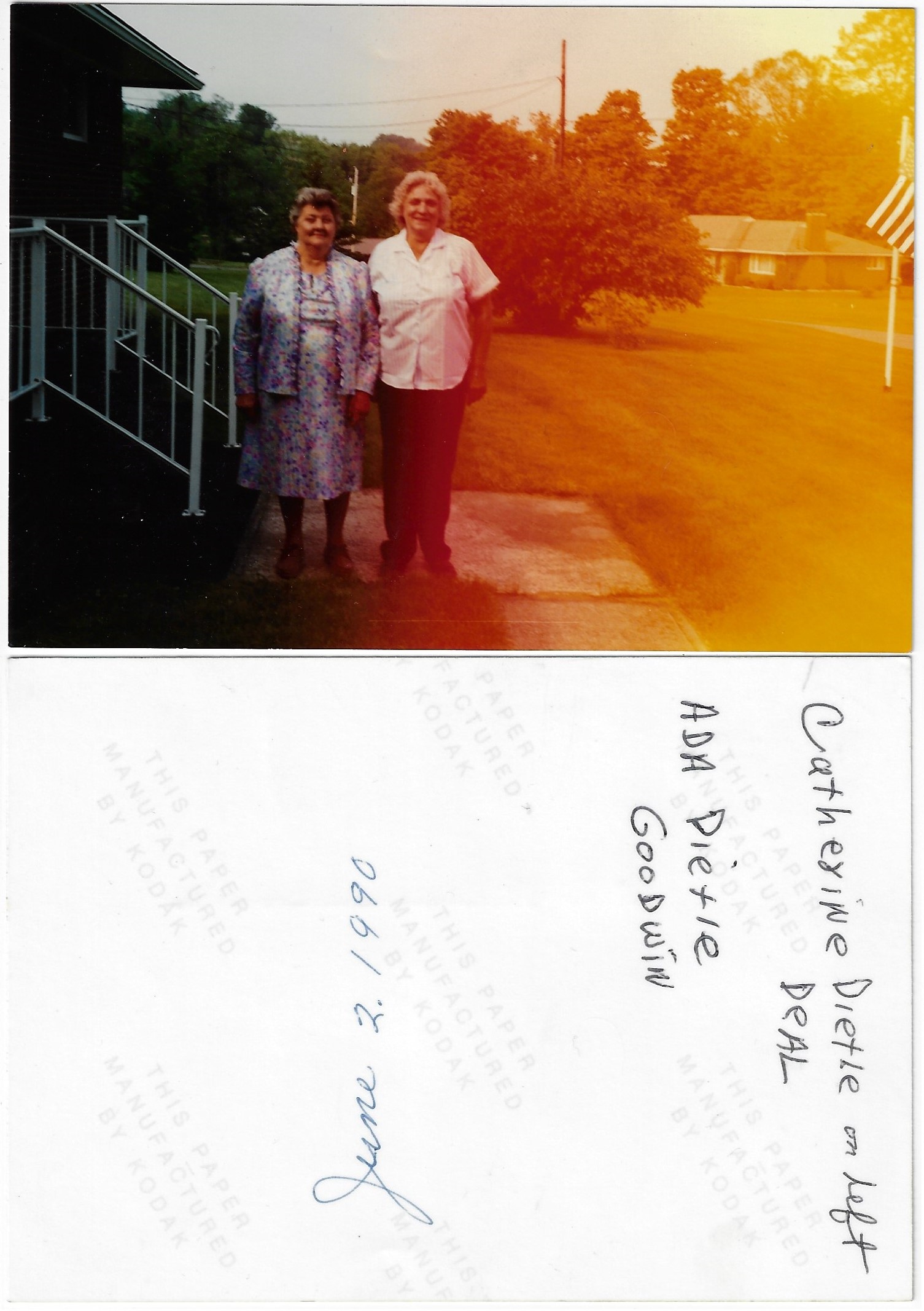 Simon Dietle's daughters Catherine and Ada.
