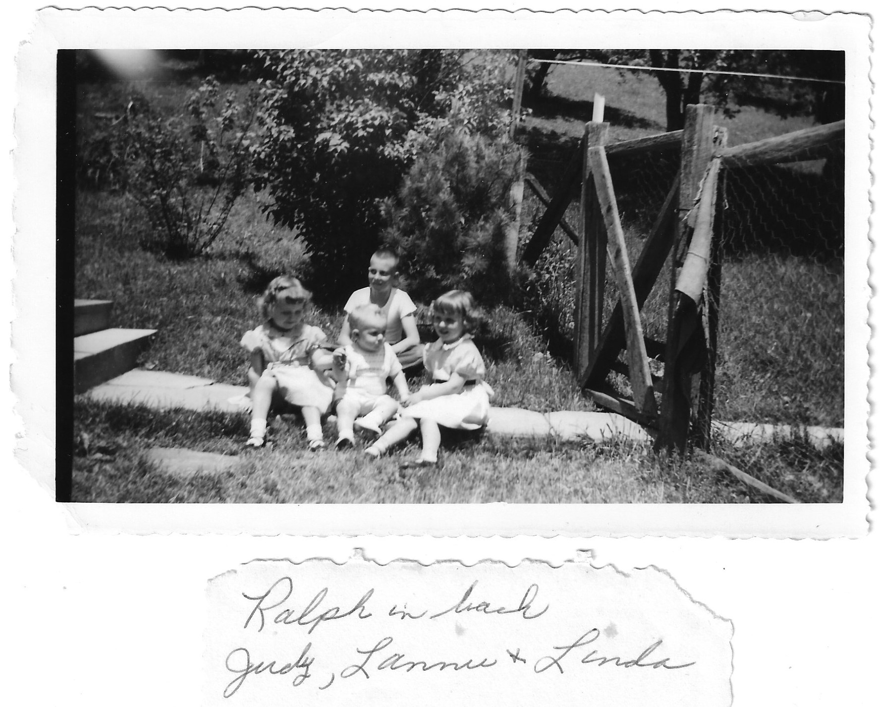 Irvin Dietle's son Ralph and several grandchildren