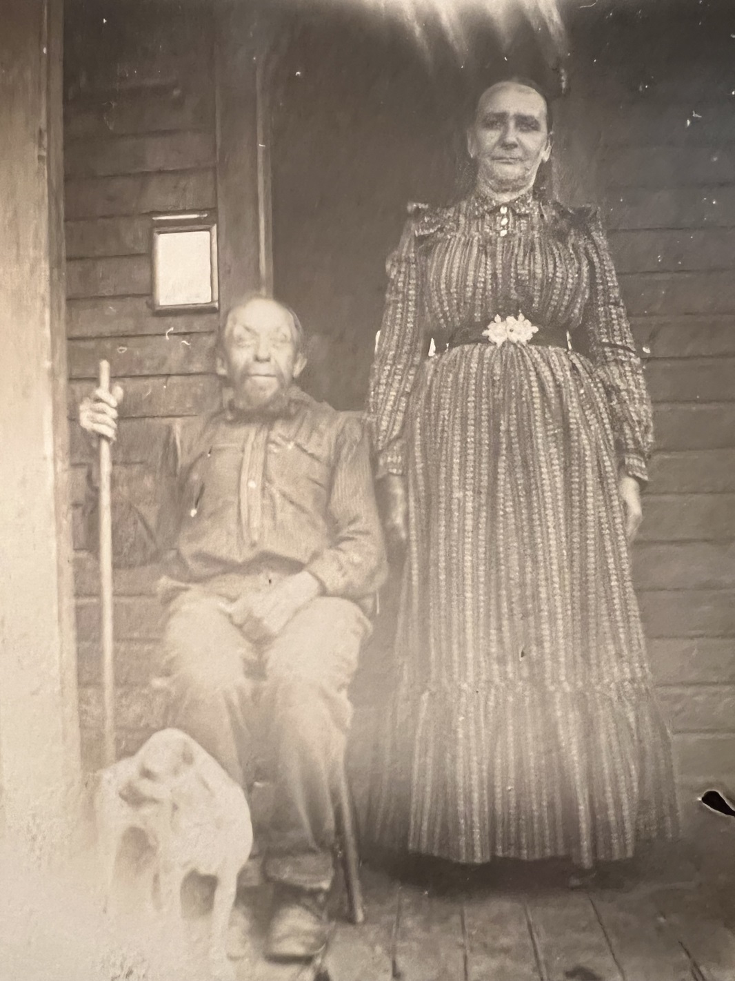 Photo of Nicholas and Mary (Rembold) Dietle, Greenville Township, Somerset County, Pennsylvania.