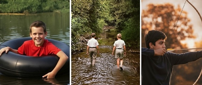 An autobiographical look at growing up as a Baby Boomer in rural America.