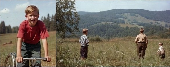 A clickable advertisement for Mr. Dietle's 'country kid memoir,' a light-hearted book about his memories of growing up out in the country as a rural American Baby Boomer during the 1950s, 1960s, and early 1970s.