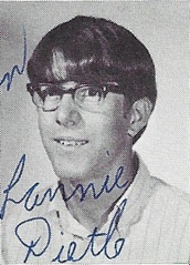 1970 yearbook picture of Lannie Dietle
