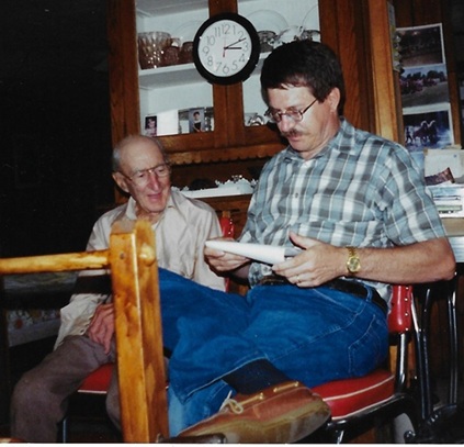 Lester Korns and Lannie Dietle, July 19, 1998.