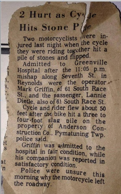 Newspaper clipping