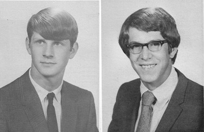 Senior High School photos of Mark Griffin and Lannie Dietle.