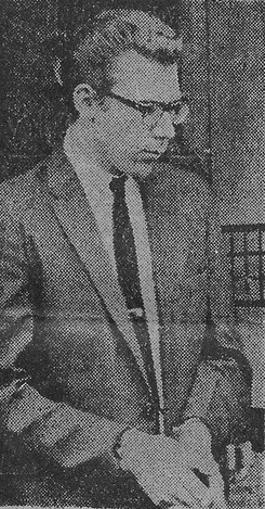 Donald Leroy Brown in handcuffs  at the Mercer County, Pennsylvania courthouse.