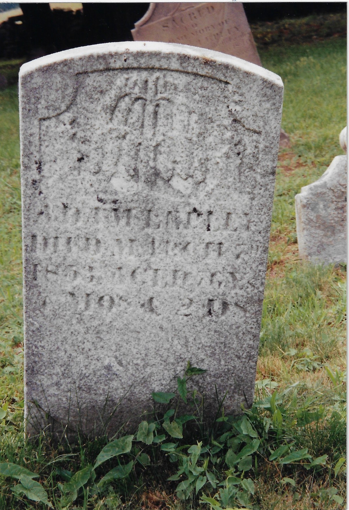 Tombstone of Adam Lepley II