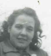 A photograph of  Faith (Crowe) Korns as a young woman.  