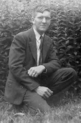 A photograph of Luther Korns as a young man.