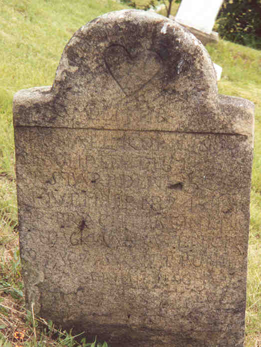 Tombstone of Michael Korn, Sr., Cook Cemetery, Southampton Township, Somerset County, PA.


