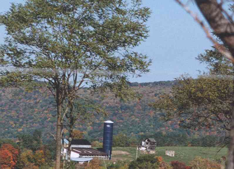 October 1999 photograph of the historic Michael Korns, Sr. farm.