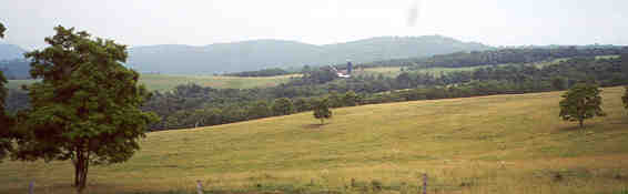 Michael Korns, Sr. Somerset County PA farm, as seen from Lepley farm.