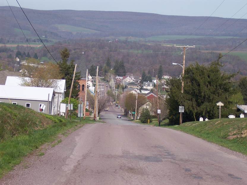 This photo shows Ord Street, in Salisbury, which is a surviving portion of the Turkey Foot Road.