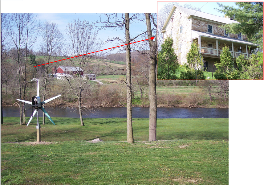  This photo shows the Casselman River fording site of the Turkey Foot Road at Salisbury, Pennsylvania.
