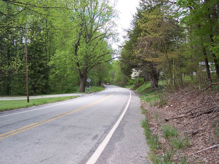 A photo of a part of

Quail Hill road that follows the route of the old Turkey Foot Road. 
