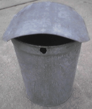 Sugar water pail from Allen Korns' farm, Somerset County, PA.