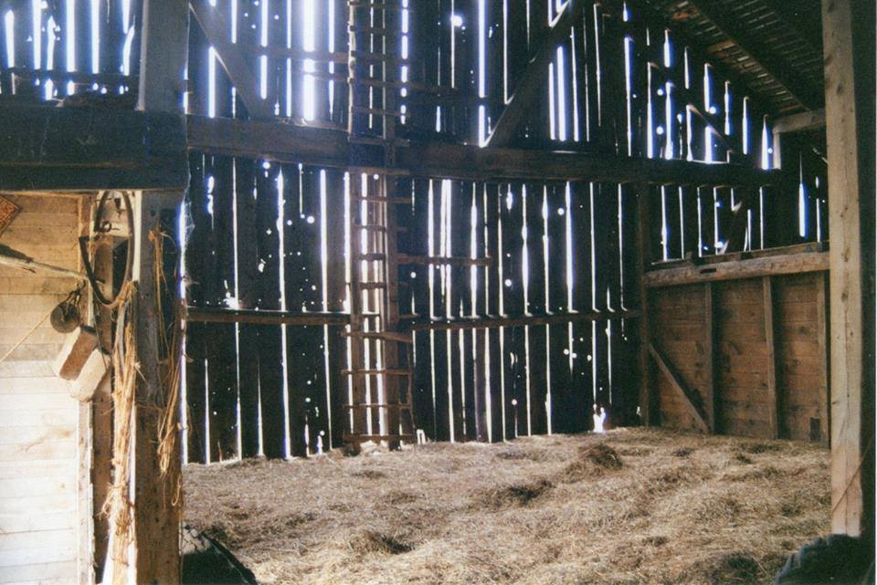Interior of the Calvin Bittner barn.