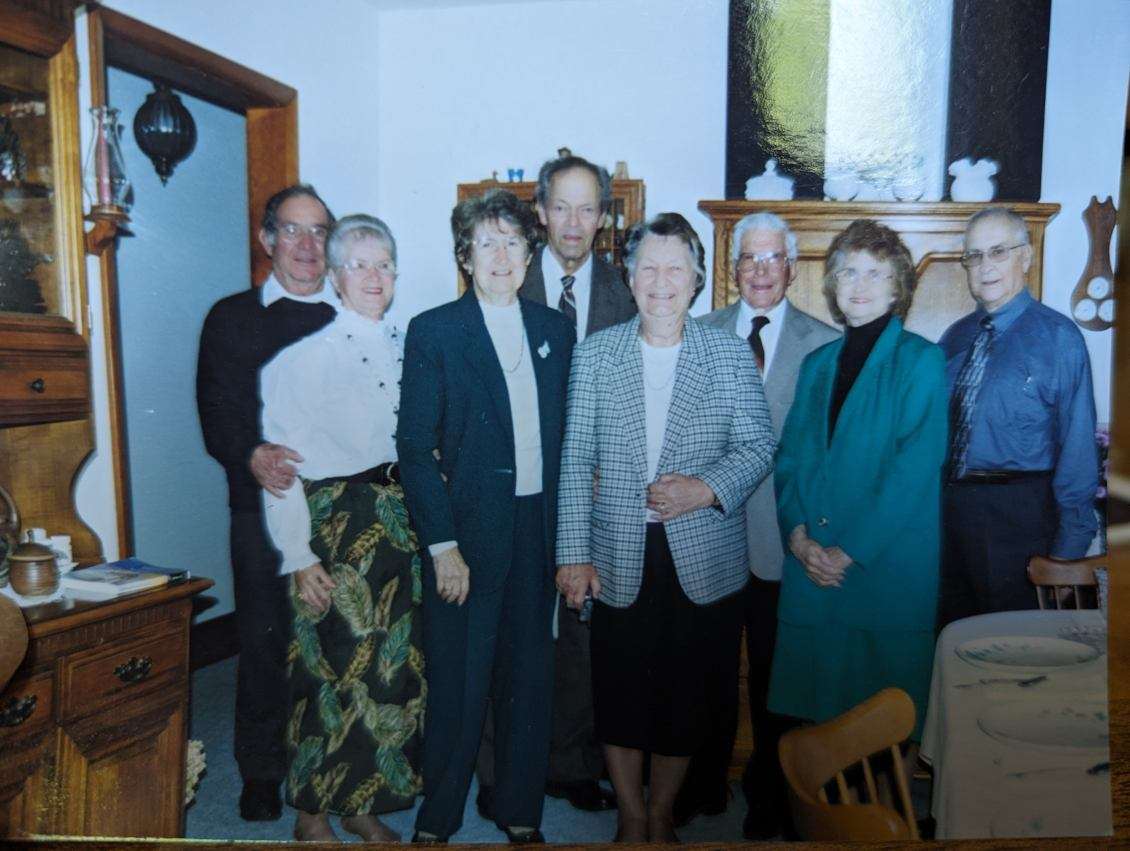 Photo of several Bittner descendants, and their spouses.