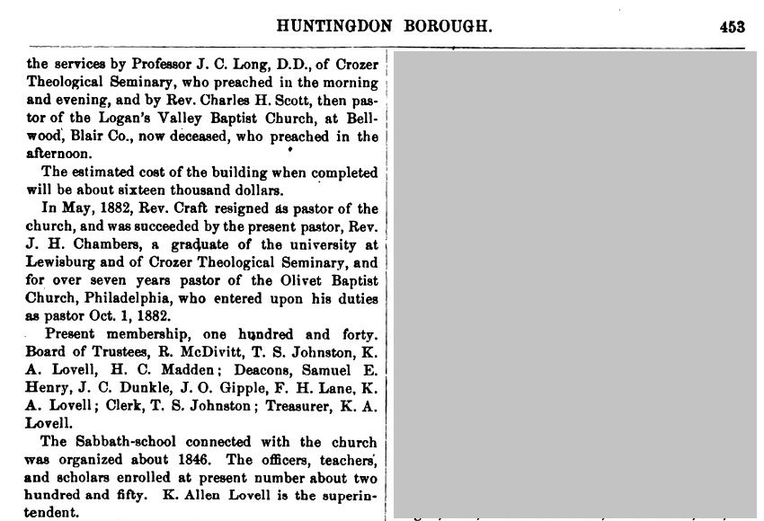 Page 453, History of Huntingdon County, Pennsylvania.