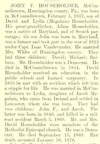 Biographical information about David Householder.