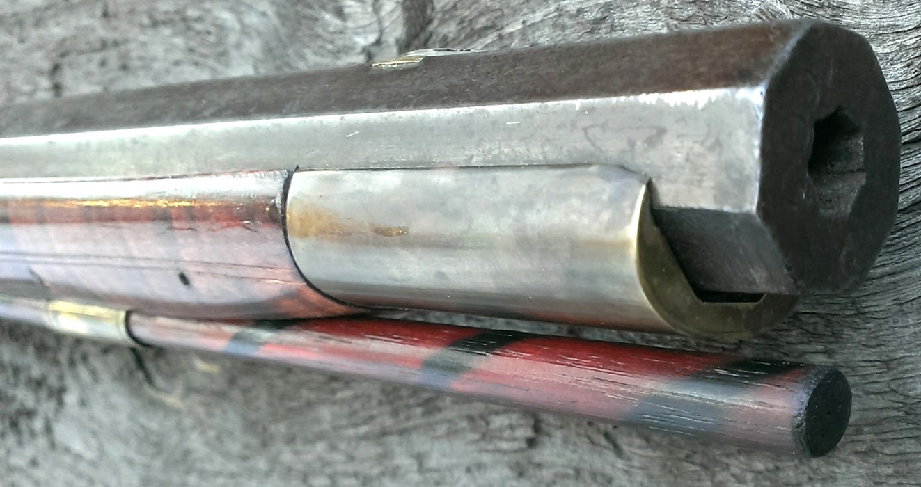 The right-hand side of the nose cap.